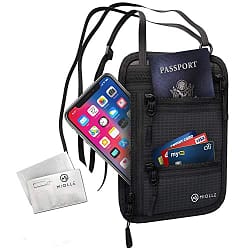 Neck Wallet - Passport Holder - Rfid Travel Pouch - Anti Theft Waterproof Security Hidden Neck Bag For Men And Women 15