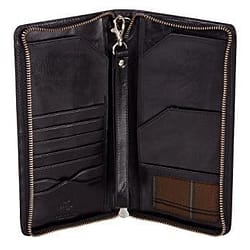 Visconti Large Leather Travel Wallet 14