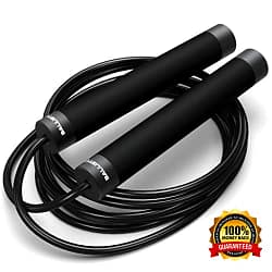 Ballistyx Jump Rope - Premium Speed Jump Rope with 360 Degree Spin, Silicone Grips, Steel Handles and Adjustable Power Cable - for Crossfit, Gym & Home Fitness Workouts & More 14