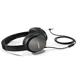 Bose QuietComfort 25 Acoustic Noise Cancelling Headphones for Apple devices - Black (Wired 3.5mm) 2