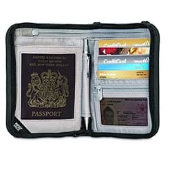 Pacsafe Rfidsafe V150 Anti-Theft RFID Blocking Compact Passport Wallet, Black 9