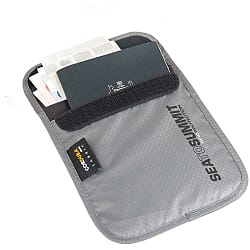 Sea to Summit RFID Travelling Light Neck Pouch, Small, Grey 2