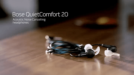 Bose QuietComfort 20 Acoustic Noise Cancelling Headphones, Apple Devices, Black 7