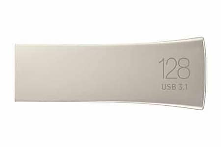 Samsung BAR Plus 128GB - 300MB/s USB 3.1 Flash Drive Champagne Silver (MUF-128BE3/AM) 4