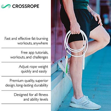 Crossrope Get Lean - Weighted Jump Rope Set 5