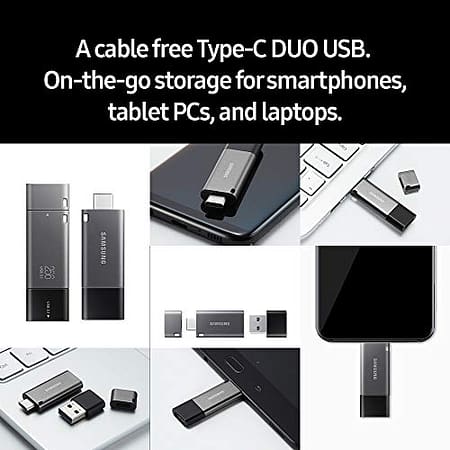 Samsung Duo Plus 256GB - 300MB/s USB 3.1 Flash Drive (MUF-256DB/AM) 4