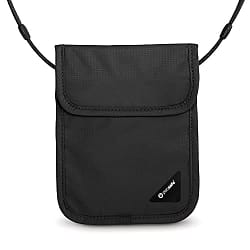 Pacsafe Coversafe X75 Anti-Theft RFID Blocking Neck Pouch, Black 10