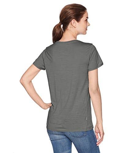 Icebreaker Merino Women's Tech Lite Short Sleeve Low Crewe Graphic Athletic T Shirts, Cadence/Metal, Medium 3