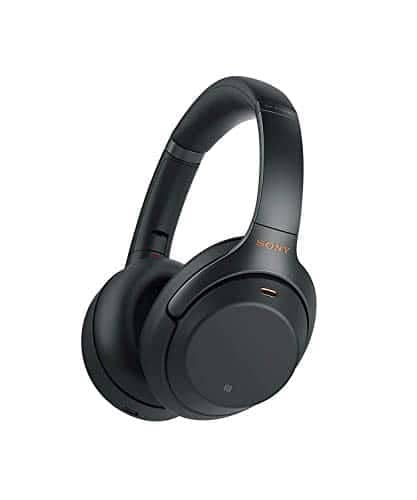 Sony Noise Cancelling Headphones WH1000XM3: Wireless Bluetooth Over the Ear Headphones with Mic and Alexa voice control - Industry Leading Active Noise Cancellation - Black 1
