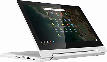 2019 Lenovo 11.6" HD IPS Touchscreen 2-in-1 Chromebook, Quad-Core MediaTek MT8173C (4C, 2X A72 + 2X A53), 4GB RAM, 32GB eMMC, 802.11ac WiFi, Bluetooth 4.2, HDMI, Type-C, Chrome OS 1
