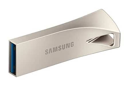 Samsung BAR Plus 128GB - 300MB/s USB 3.1 Flash Drive Champagne Silver (MUF-128BE3/AM) 1