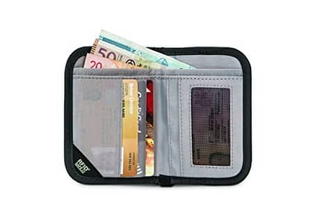 PacSafe Rfidsafe V50 Compact Wallet, Goji Berry 5