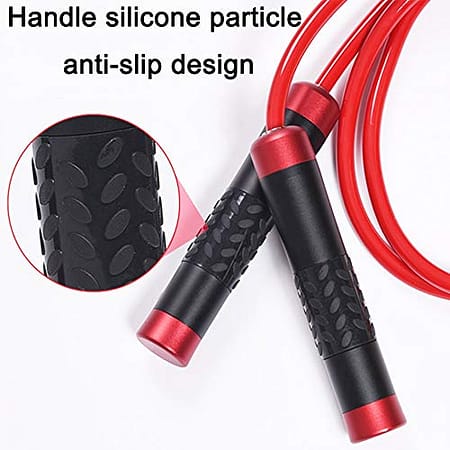 Gaoykai Weighted Jump Rope for Women,Men,Heavy Jump Rope with Adjustable Bold TPU Rope,Ball Bearing Aluminum Alloy Non-Slip Handle,Great for Crossfit Training, Boxing, and MMA Workouts 4