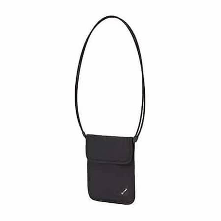Pacsafe Coversafe X75 Anti-Theft RFID Blocking Neck Pouch, Black 3